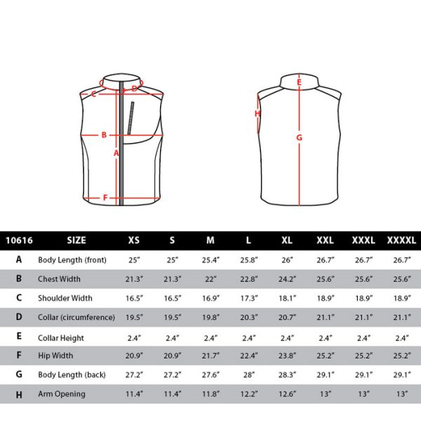 10616-003. Condor Core Softshell Vest