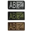 229-002. Condor Blood Type Velcro Patch