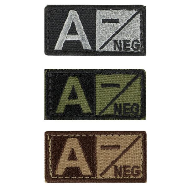 229-005. Condor Blood Type Velcro Patch