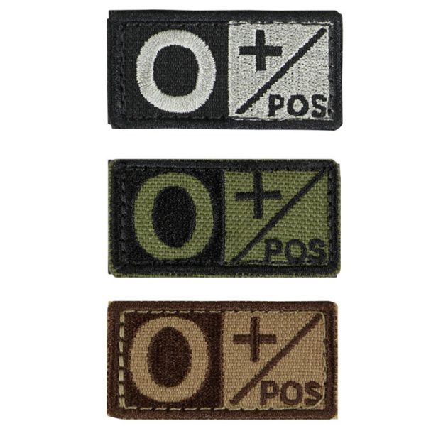 229-008. Condor Blood Type Velcro Patch