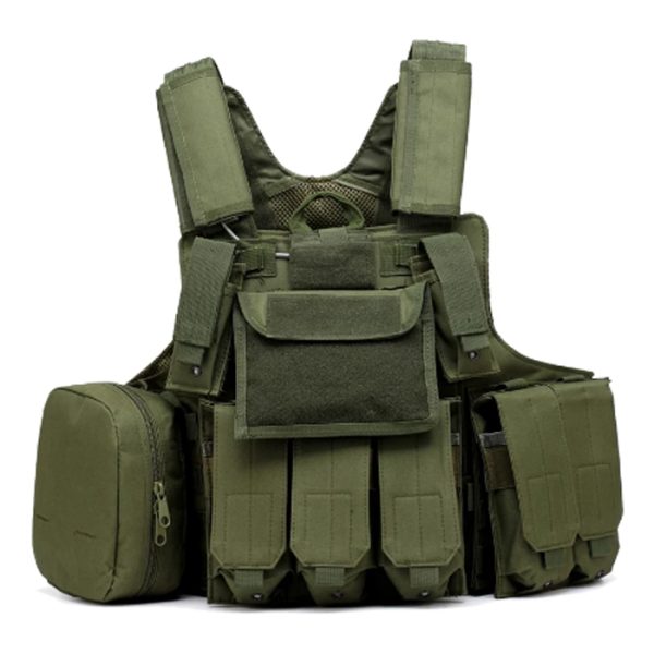 shield-molle---od-001. Shield MOLLE Level II Front, Side & Back Vest + Pouches