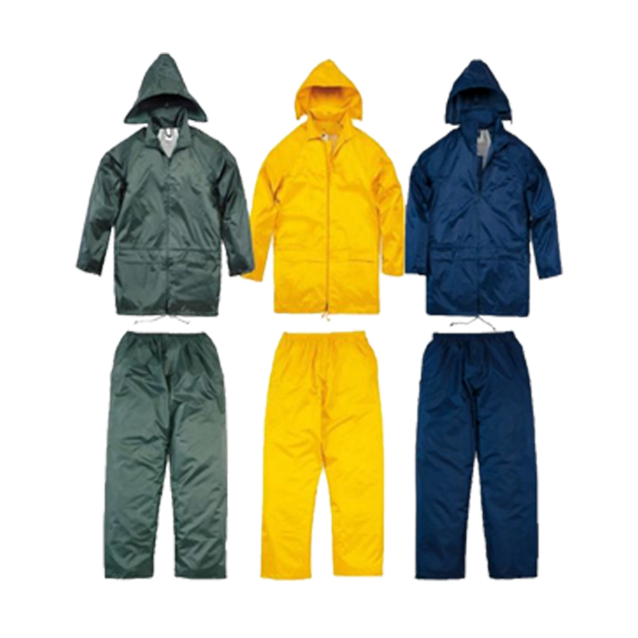various rubberised rain suits 001. various rubberised rain suits 001