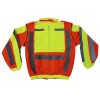 metro reflective jacket back 001. Metro Hi-Viz Reflective Jacket with Detachable Sleeves