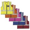 v02 010. Reflective Jacket with Zip and ID Pouch