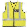 v02 001. Reflective Jacket with Zip and ID Pouch