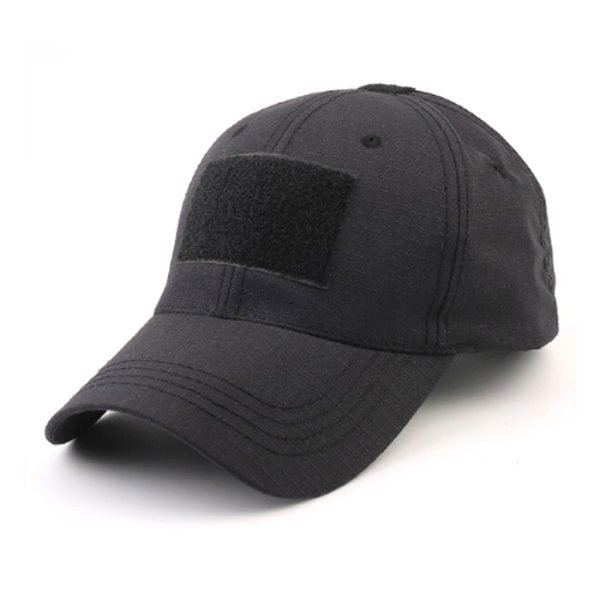 tactical-cap-black-001. TacSpec Tactical Cap with Velcro - Various