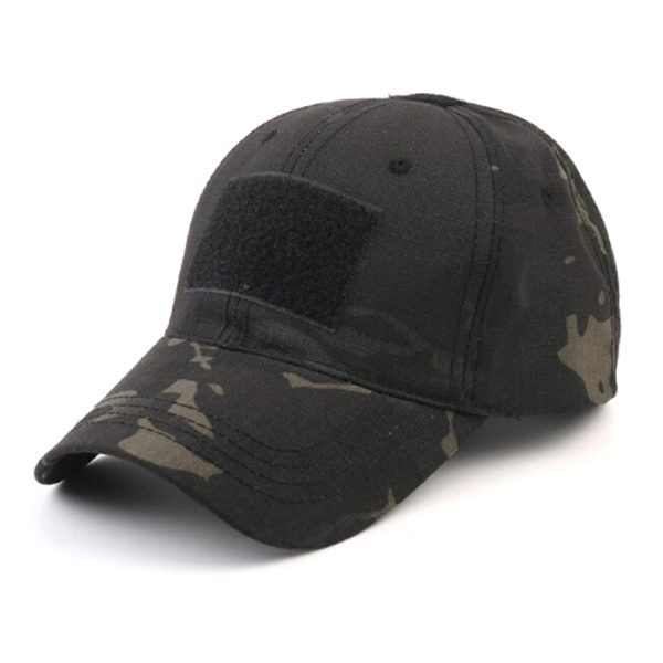 tactical-cap-mc-black-001. TacSpec Tactical Cap with Velcro - Various