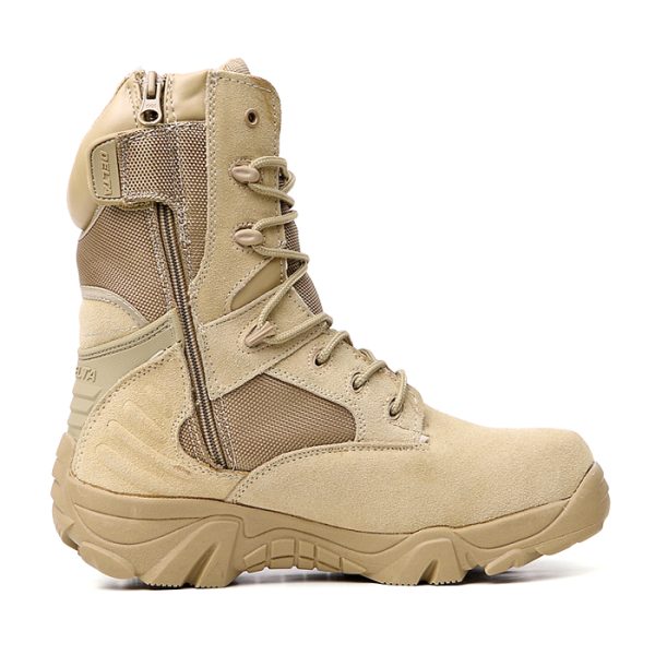 delta boot tan 002. Delta Side Zip Tan 8" Combat Boots - Various
