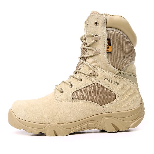 delta boot tan 001. Delta Side Zip Tan 8" Combat Boots - Various