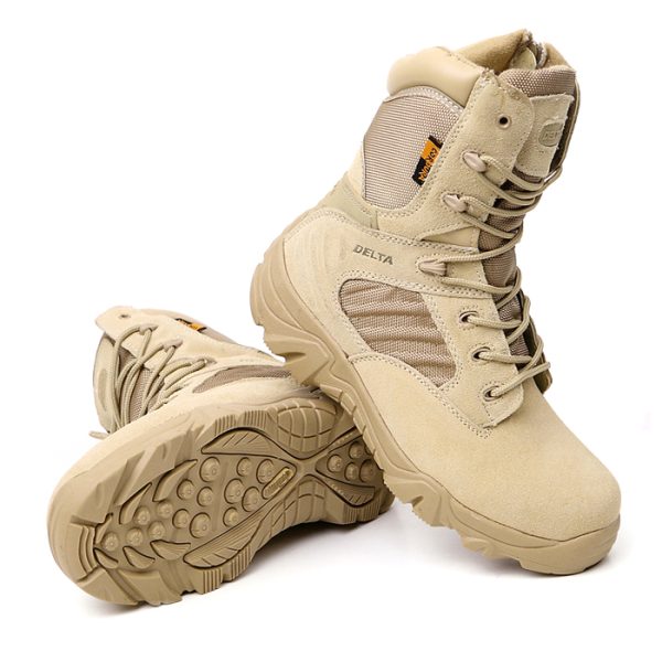 delta boot tan 003. Delta Side Zip Tan 8" Combat Boots - Various