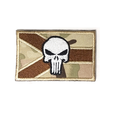 sa flag punisher velcro patch - mc001. sa flag punisher velcro patch - mc001