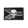 sa flag punisher velcro patch - black 001. sa flag punisher velcro patch - black 001