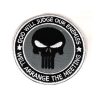 punisher round patch white 001. punisher round patch white 001