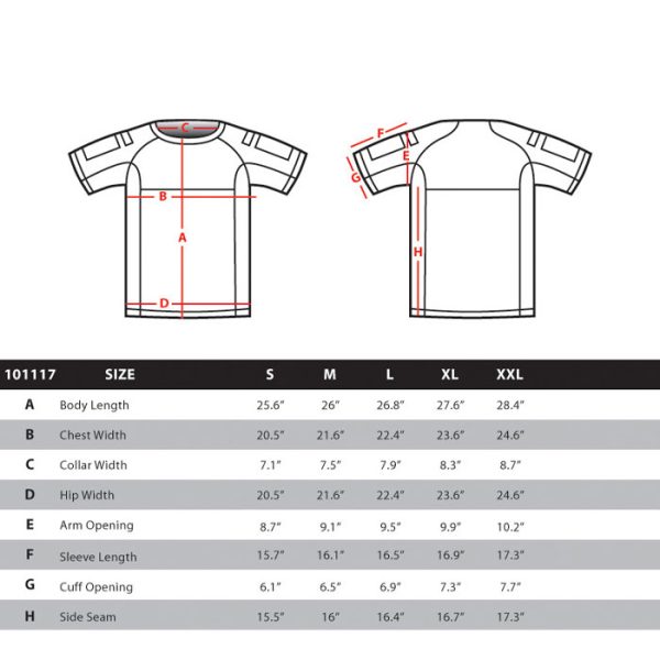 101117-009. Condor Trident Battle Top - Short Sleeve