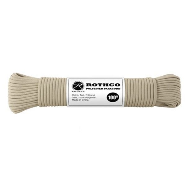 100ft paracord - tan 001. 100ft paracord - tan 001