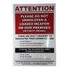 do not unholster sign 001. do not unholster sign 001
