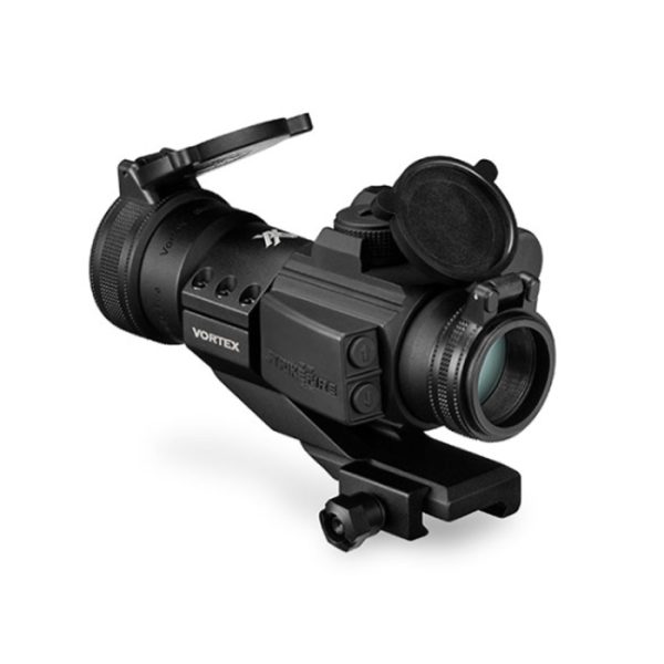 vortex vsf501 strikefire 002. Vortex Strikefire II - 1x Red/Green Illumin. Red Dot 4 MOA Lower 1/3 Co-Witness Cantilever
