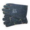 g1023 gloves 001. 2.5" Green Lined Wrist Length Welding Gloves - OSFM