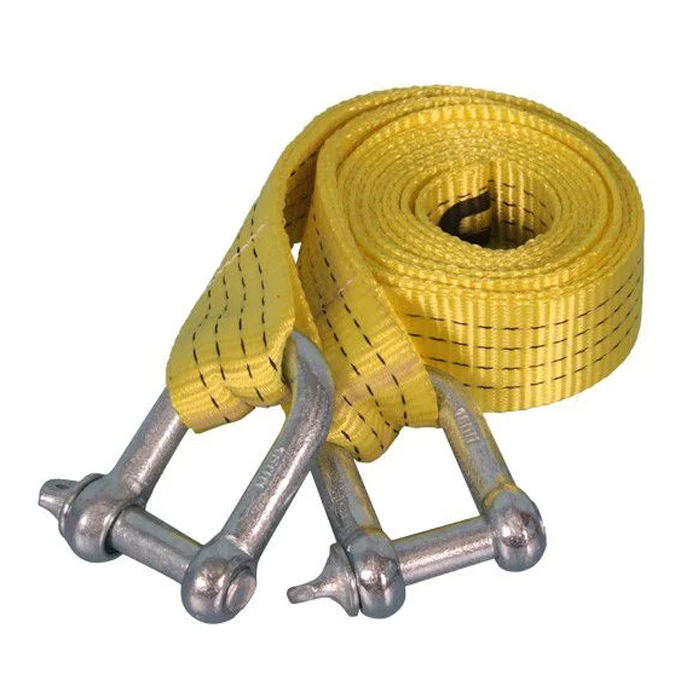 securetech tow strap with shackles 001. Securetech Tow Strap with Shackles - 4 Ton, 16mm x 3.5m