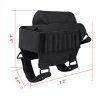 rifle adjustable cheek pad with rest and ammo pouc. Rifle Adjustable Cheek Pad with Rest and Ammo Pouch - Black