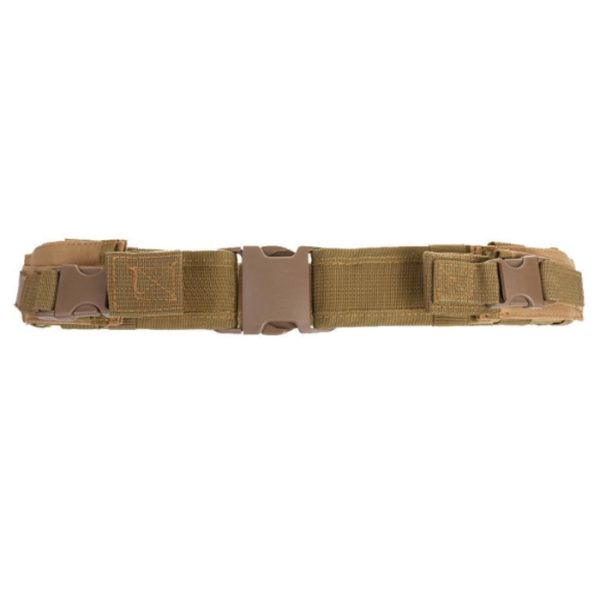 basic tactical belt with pouches - tan. Basic 2" Tactical Belt with Pouches - Various