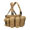 ak-chest-rig-002. Basic AK Style Chest Rig with 6 x Pouches - Various