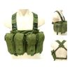 basic ak style chest rig 001. Basic AK Style Chest Rig with 6 x Pouches - Various