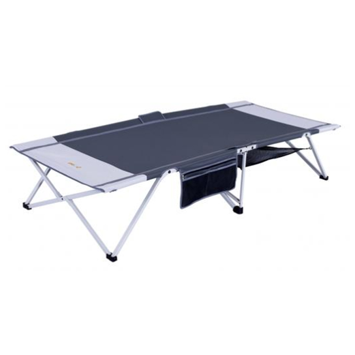 oztrail easy fold stretcher - sngle - 150kg 001. Oztrail Stretcher - Easy Fold Single Jumbo 150Kg