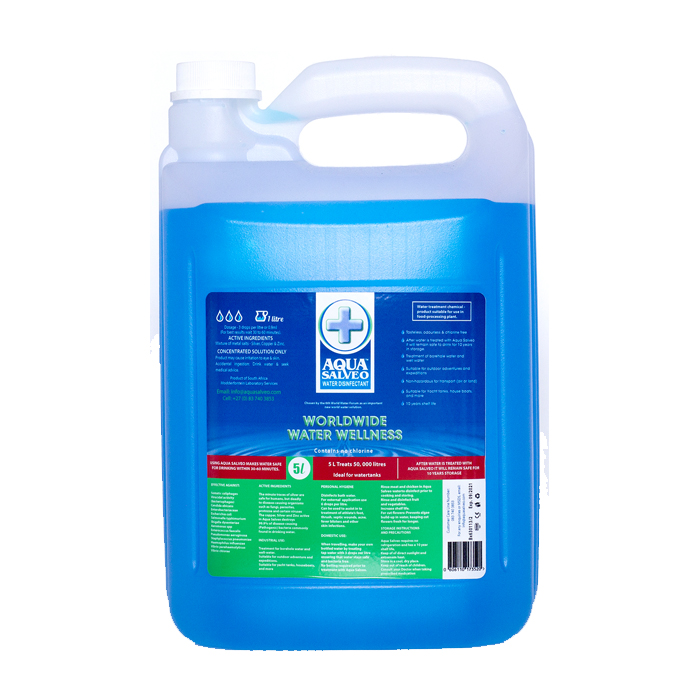aqua salveo water disinfectant 5l 001. Aqua Salveo Water Disinfectant - 5 Litre