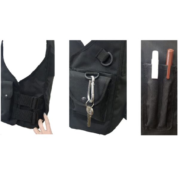 reaction officer vest 007. Reaction Officer Steel AK Plate Front & Back Multi-Pouch Bulletproof Vest - Various