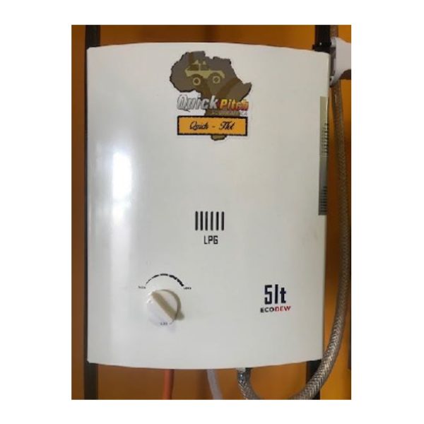 quick pitch quick hot 5l geyser 001. Quick Pitch Quick-Hot 5L Gas Water Heater