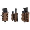 dzi taco style mag pouch set 001. DZI Taco Style Mag Pouch Set (Pistol + Rifle Pouch + Clip) - Various