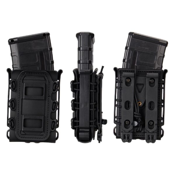 dzi taco style mag pouch set 002. DZI Taco Style Adjustable AR/AK Rifle Mag Pouch - Various