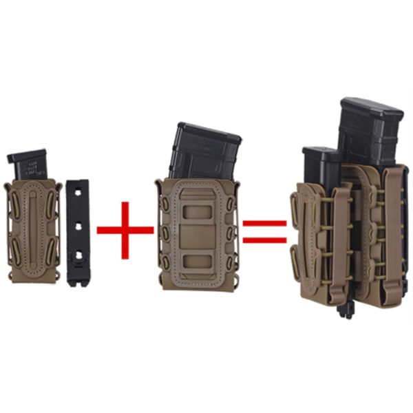 dzi taco style rifle mag pouch 003. DZI Taco Style Adjustable AR/AK Rifle Mag Pouch - Various