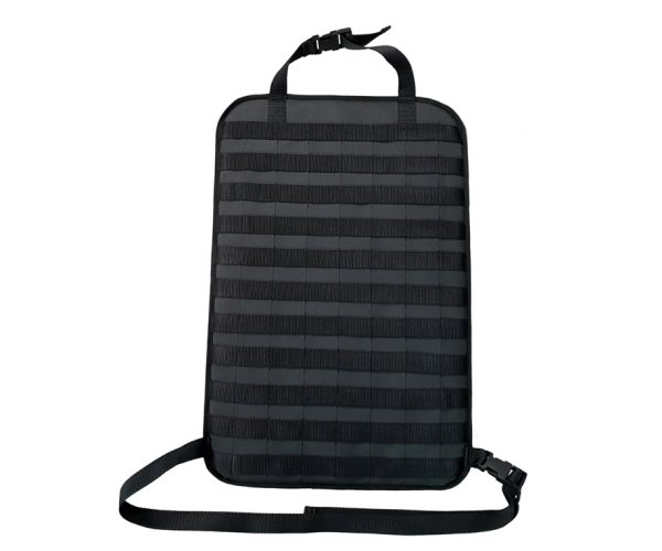 dzi ripstop molle vehicle seat panel 001. DZI Ripstop MOLLE Vehicle Seat Panel (600mmx400mm) - Black
