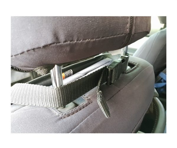 dzi ripstop molle vehicle seat panel 004. DZI Ripstop MOLLE Vehicle Seat Panel (600mmx400mm) - Black