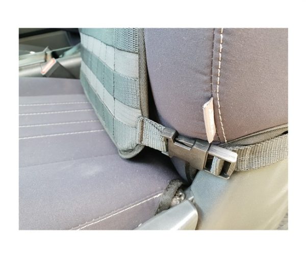 dzi ripstop molle vehicle seat panel 005. DZI Ripstop MOLLE Vehicle Seat Panel (600mmx400mm) - Black