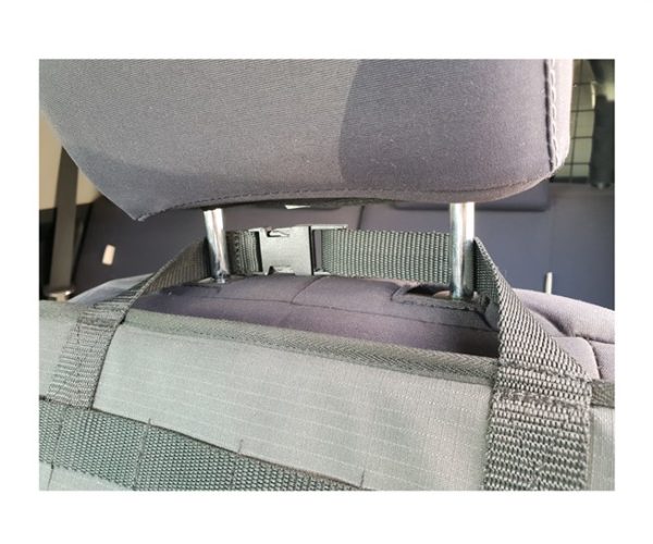 dzi ripstop molle vehicle seat panel 006. DZI Ripstop MOLLE Vehicle Seat Panel (600mmx400mm) - Black