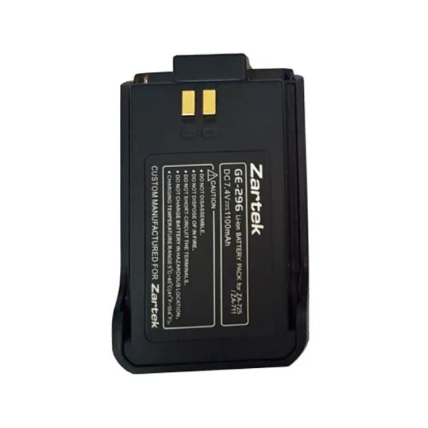 zartek ge-296 001. Zartek ZA-725/711 Spare Li-Ion Battery Pack 7.4V 1100mAH
