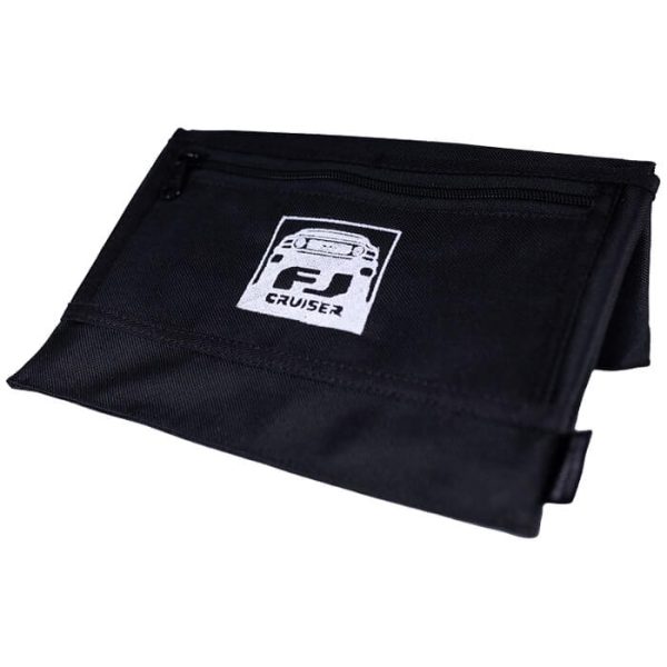 arm-rest-fj-logo-black-001. DZI Vehicle Armrest - Black - "FJ CRUISER" Image