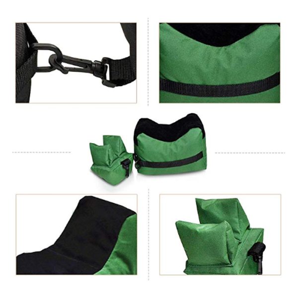 basic 2 piece sand bag bench rest - od 004. Basic 2 Piece Sand Bag Bench Rest - OD