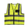 security reflective jacket 002. "SECURITY" Branded Reflective Jacket with Zip and ID Pouch