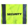security reflective jacket 003. "SECURITY" Branded Reflective Jacket with Zip and ID Pouch