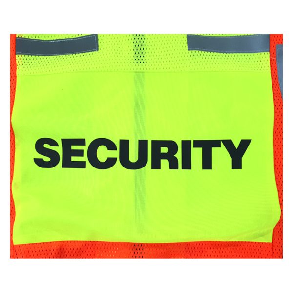 security metro reflective jacket 003. "SECURITY" Branded Metro Reflective Jacket with Detachable Sleeves