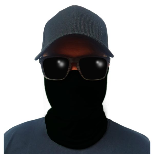 sa-50126-multi-use-tubular-bandana-gator-face-shie. Multi-Use Tubular Bandana/Gator Face Shield - Tactical Black