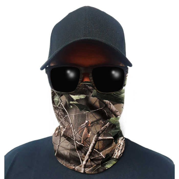 sa-50343-multi-use-tubular-bandana-gator-face-shie. Multi-Use Tubular Bandana/Gator Face Shield - Bush Camo