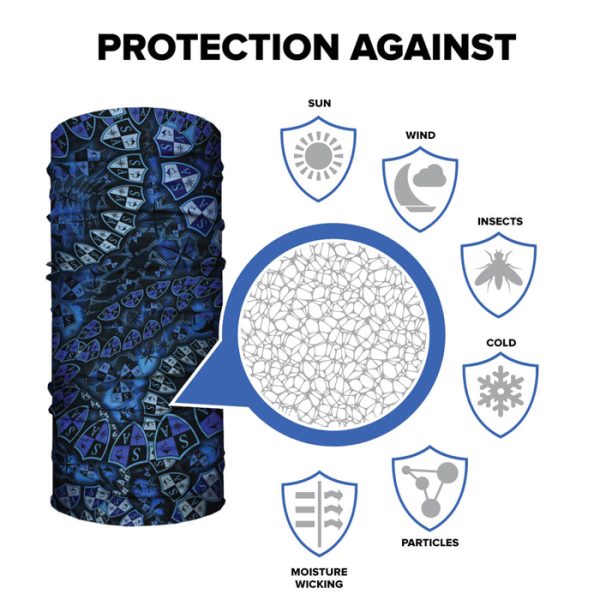 sa face shield - protection against 001. Multi-Use Tubular Bandana/Gator Face Shield - Lumberjack Red Skull
