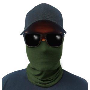sa-50207-multi-use-tubular-bandana-gator-face-shie. Multi-Use Tubular Bandana/Gator Face Shield - Tactical OD Green