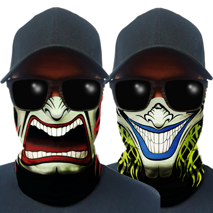 sa-50123-multi-use-tubular-bandana-gator-face-shie. Multi-Use Tubular Bandana/Gator Face Shield - Two Face