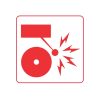 sign red fire alarm 001. Fire Alarm Sign - Various